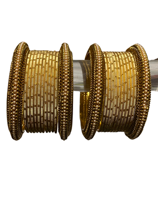 Exquisite Bangle Set - Wear as Small Bangles Stack on Both Hands or 1 Large Stack on 1 Hand (Size 2.8)
