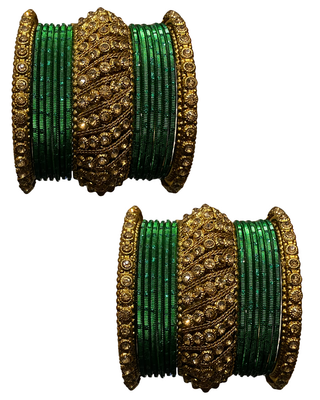 Exquisite Bangle Set - Bangles Stack for Both Hands (Size 2.6)