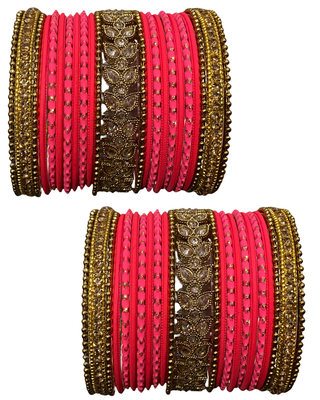 Exquisite Bangle Set - Bangles Stack for Both Hands (Size 2.8)