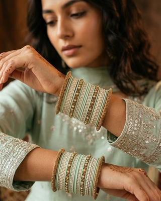 Exquisite Bangle Set - Bangles Stack for Both Hands (Size 2.8)