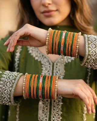 Exquisite Bangle Set - Bangles Stack for Both Hands (Size 2.6)