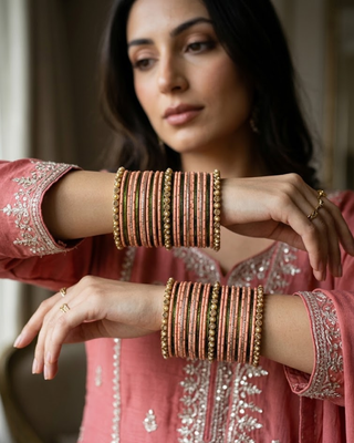 Exquisite Bangle Set - Bangles Stack for Both Hands (Size 2.6)