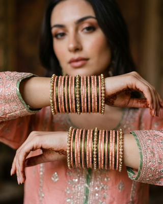 Exquisite Bangle Set - Bangles Stack for Both Hands (Size 2.6)