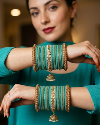 Exquisite Bangle Set - Bangles Stack for Both Hands (Size 2.8)