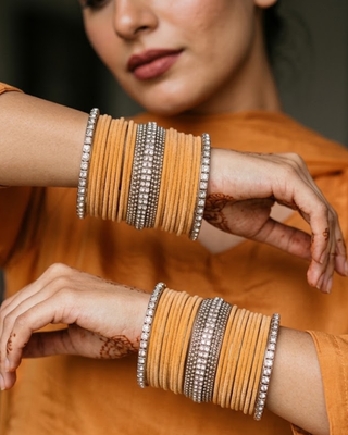 Exquisite Bangle Set - Bangles Stack for Both Hands (Size 2.6)