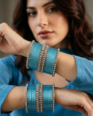 Exquisite Bangle Set - Bangles Stack for Both Hands (Size 2.8)