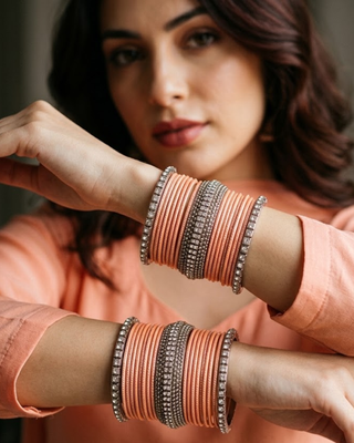 Exquisite Bangle Set - Bangles Stack for Both Hands (Size 2.10)
