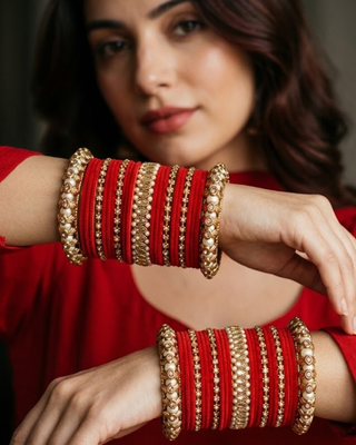 Exquisite Bangle Set - Bangles Stack for Both Hands (Size 2.6)