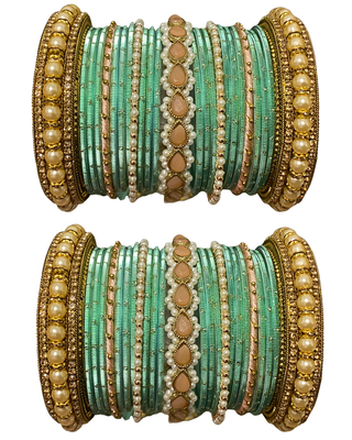Exquisite Bangle Set - Bangles Stack for Both Hands (Size 2.4)