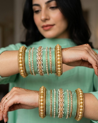 Exquisite Bangle Set - Bangles Stack for Both Hands (Size 2.4)