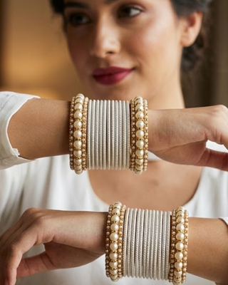 Exquisite Bangle Set - Bangles Stack for Both Hands (Size 2.4)