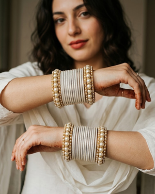 Exquisite Bangle Set - Bangles Stack for Both Hands (Size 2.4)