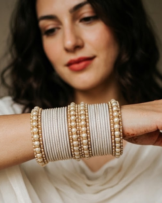 Exquisite Bangle Set - Bangles Stack for Both Hands (Size 2.4)