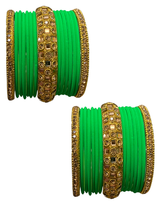 Exquisite Bangle Set - Bangles Stack for Both Hands (Size 2.8)
