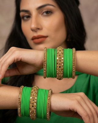 Exquisite Bangle Set - Bangles Stack for Both Hands (Size 2.8)