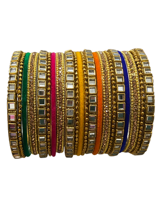 Exquisite Bangle Set - Bangles Stack for Both Hands (Size 2.6 - 1 Hand Only)