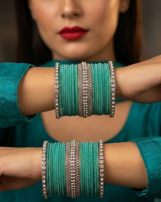 Exquisite Bangle Set - Bangles Stack for Both Hands (Size 2.8)