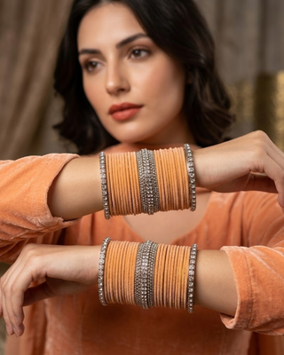 Exquisite Bangle Set - Bangles Stack for Both Hands (Size 2.6)