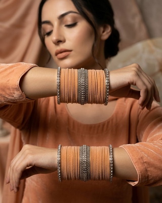 Exquisite Bangle Set - Bangles Stack for Both Hands (Size 2.6)