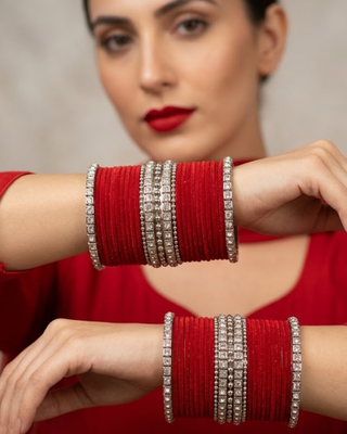 Exquisite Bangle Set - Bangles Stack for Both Hands (Size 2.6)