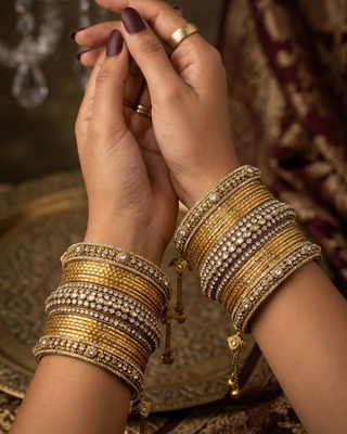 Exquisite Bangle Set - Bangles Stack for Both Hands (Size 2.10)