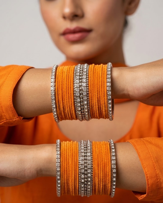 Exquisite Bangle Set - Bangles Stack for Both Hands (Size 2.8)