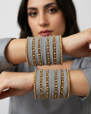 Exquisite Bangle Set - Bangles Stack for Both Hands (Size 2.8)