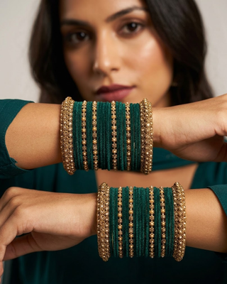 Exquisite Bangle Set - Bangles Stack for Both Hands (Size 2.8)