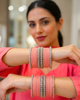 Exquisite Bangle Set - Bangles Stack for Both Hands (Size 2.6)