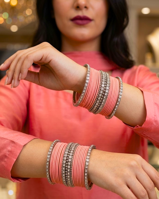 Exquisite Bangle Set - Bangles Stack for Both Hands (Size 2.6)