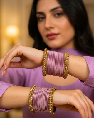 Exquisite Bangle Set - Bangles Stack for Both Hands (Size 2.8)