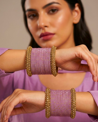 Exquisite Bangle Set - Bangles Stack for Both Hands (Size 2.8)