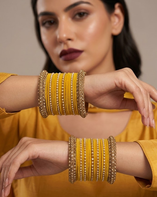 Exquisite Bangle Set - Bangles Stack for Both Hands (Size 2.10)