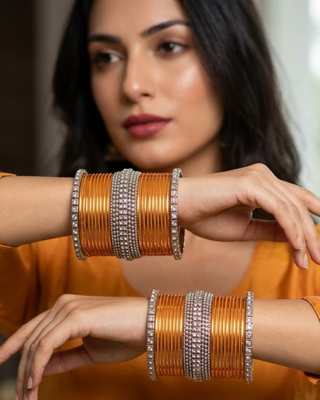 Exquisite Bangle Set - Bangles Stack for Both Hands (Size 2.6)