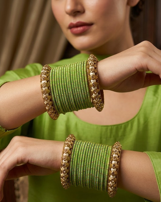 Exquisite Bangle Set - Bangles Stack for Both Hands (Size 2.6)