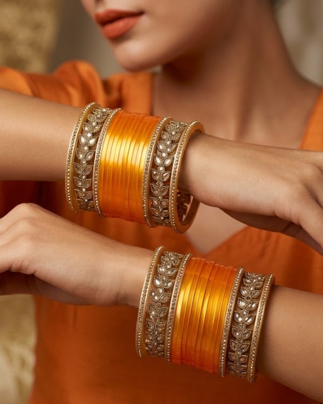 Exquisite Bangle Set - Bangles Stack for Both Hands (Size 2.4)
