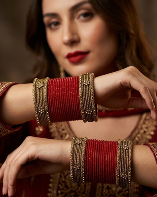 Exquisite Bangle Set - Bangles Stack for Both Hands (Size 2.6)
