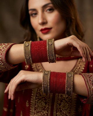 Exquisite Bangle Set - Bangles Stack for Both Hands (Size 2.6)