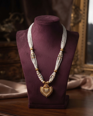 Royal Maharani Statement Necklace with Matching Sahara Earrings
