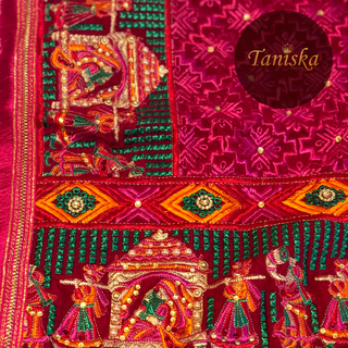 The Dholi Baarat Phulkari Dupatta - Phulkari Dupatta