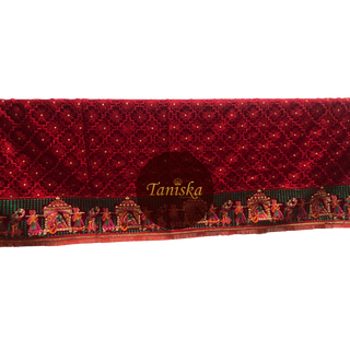 The Dholi Baarat Phulkari Dupatta - Punjabi Phulkari Dupatta
