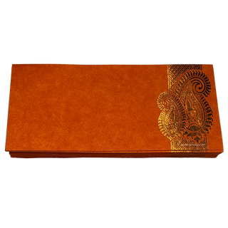 Orange Shagun Money Envelopes - 20s Pack - Money Envelopes for Gifting