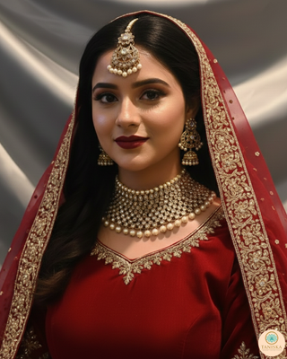 Luxury antique gold finish Kundan bridal necklace set featuring intricate detailing with matching jhumka earrings and maang tikka, elegant statement jewelry for South Asian weddings and nikah ceremonies, as seen in www.taniska.com