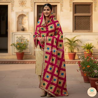 The Patiala Phulkari Dupatta