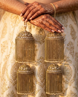 Antique Gold Bridal Kalire | Tanniskka Bridal