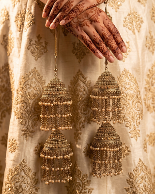 Antique Gold Bridal Kalire | Tanniskka Bridal