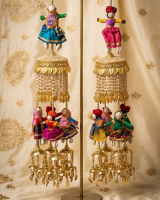 Novelty Rajasthani Puppet Style Bridal Kalire with Pearls | Tanniskka Bridal