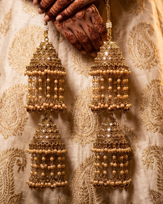Antique Gold Bridal Kalire | Tanniskka Bridal