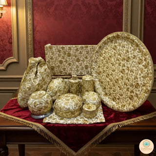 Mayian Fatti Full Set - Cream Floral Design