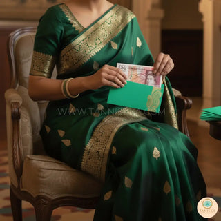 Parrot Green Shagun Money Envelopes - 20s Pack - Money Envelopes for Gifting